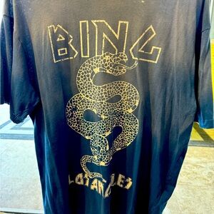 Anine Bing Small Blue snake Tshirt